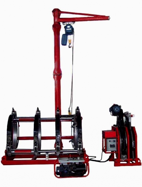  800mm double arm bracket PE pipe welding machine